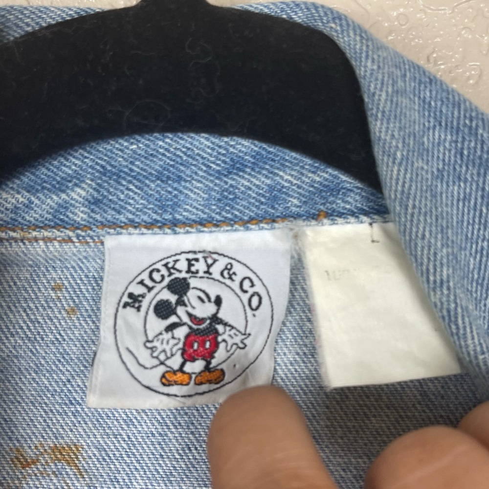 *SOLD* Vintage 90’s Disney Mickey Mouse denim jacket - Picture 5 of 7